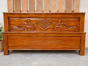 New Teak Wood Bed for Sale