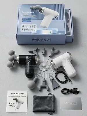 Multifunctional Three-Head Fascia Massage Gun