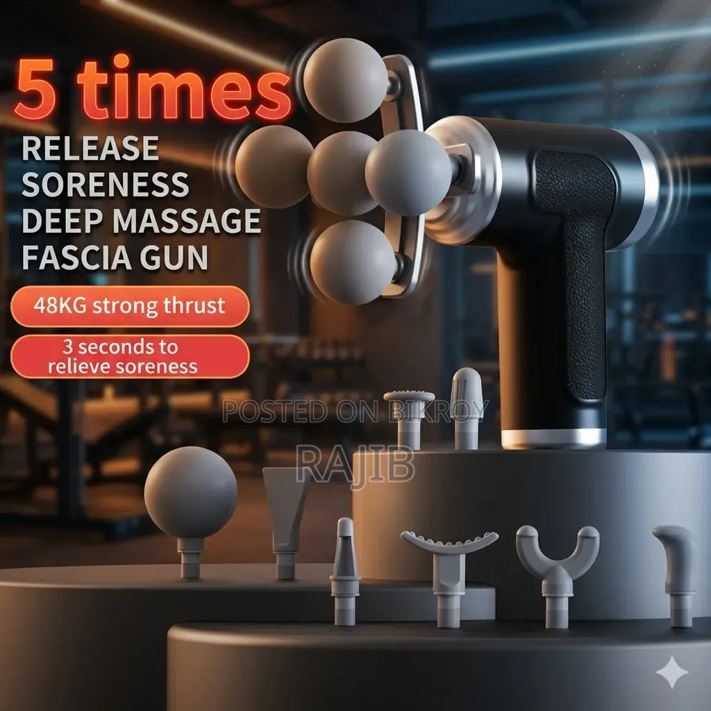 Five-Head Fascia Massage Gun – DH-780