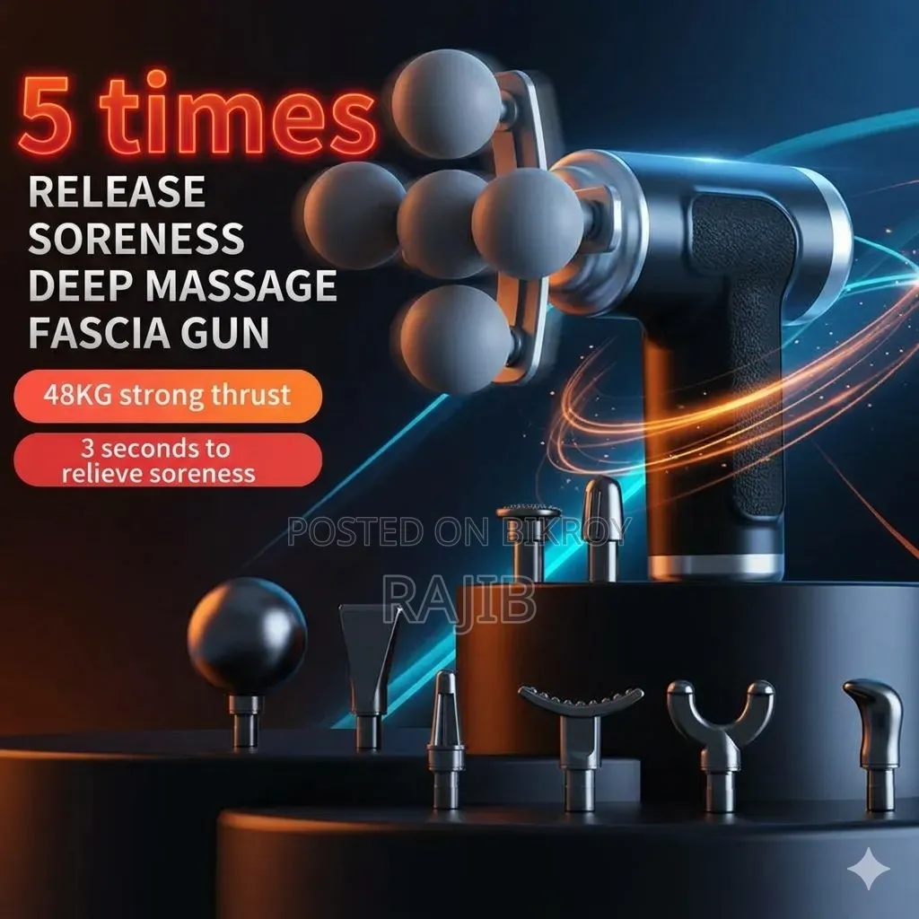 Five-Head Fascia Massage Gun – DH-780