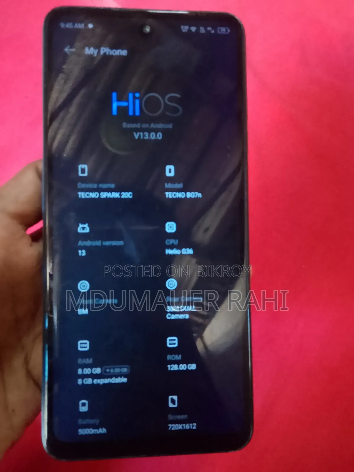 Tecno Spark 40 128 GB Black