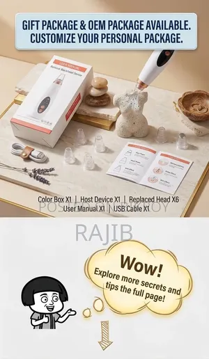 Rechargeable Blackhead Remover Vacuum Device