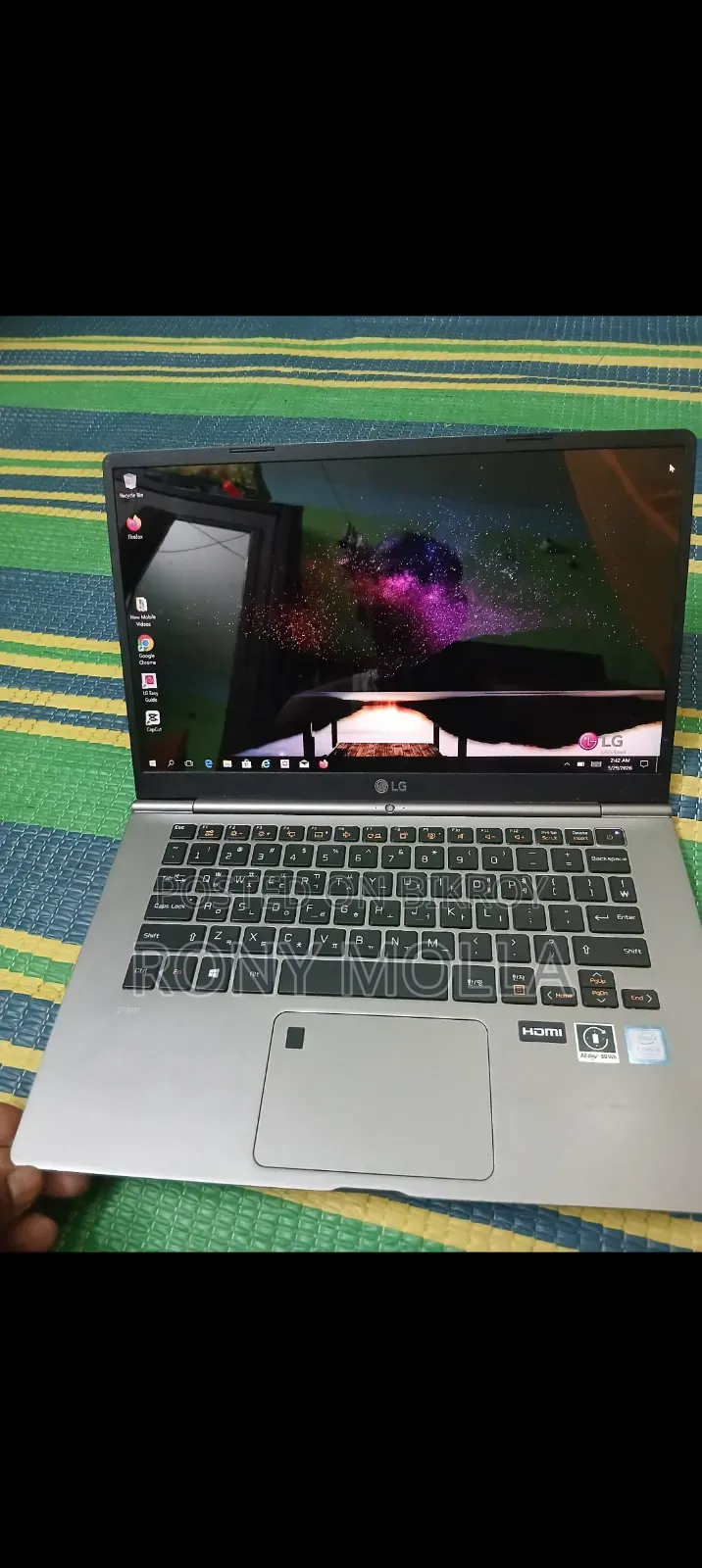 নতুন ল্যাপটপ এলজি 4GB ইন্টেল কোর i3 HDD+SSD 256GB