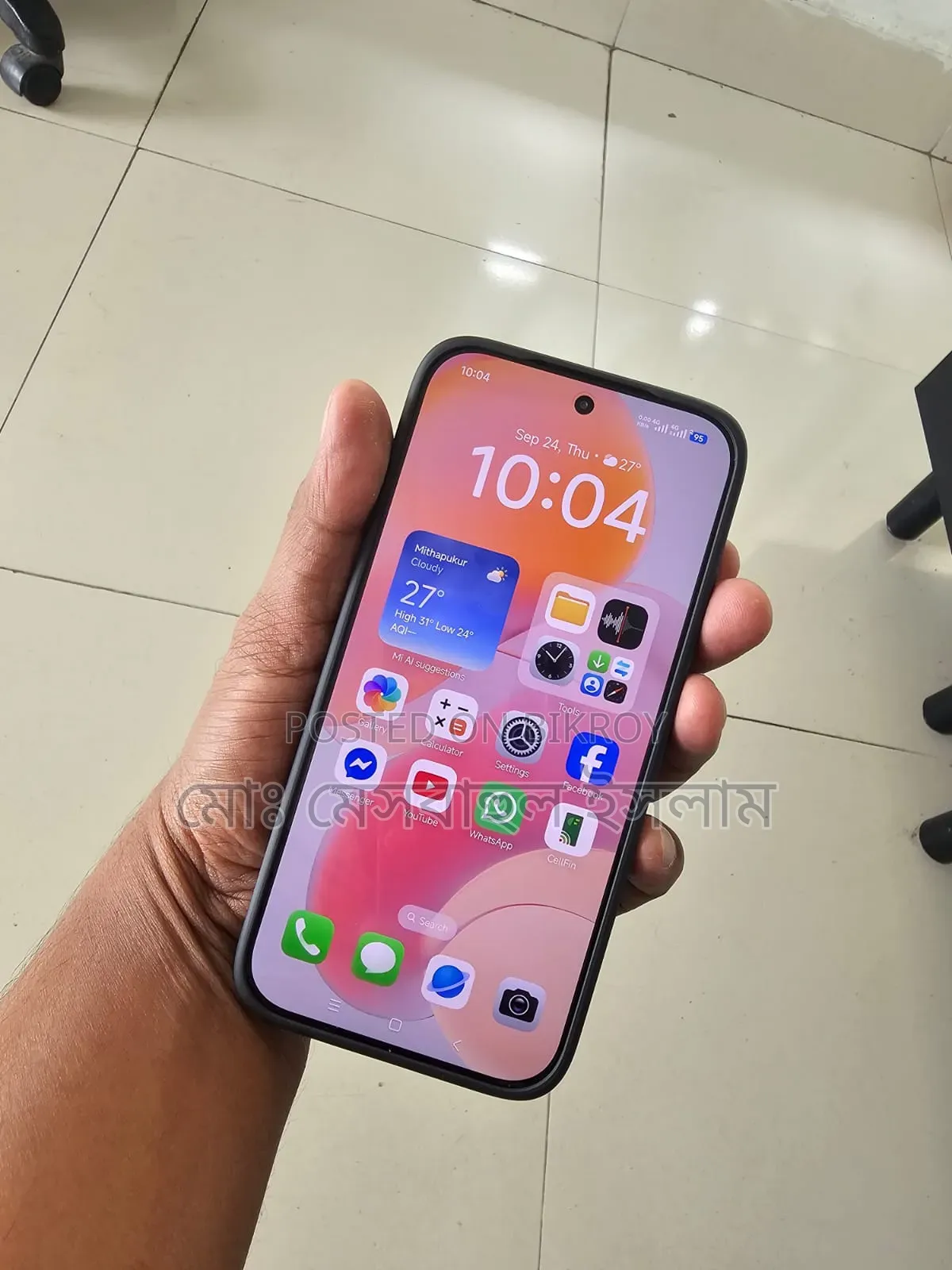 নতুন শাওমি রেডমি টার্বো ৫ ২৫৬ জিবি ব্ল্যাক
