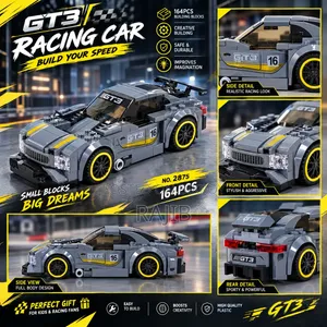 Racing Car Building Educational Block Set Lego Toy Model-2870