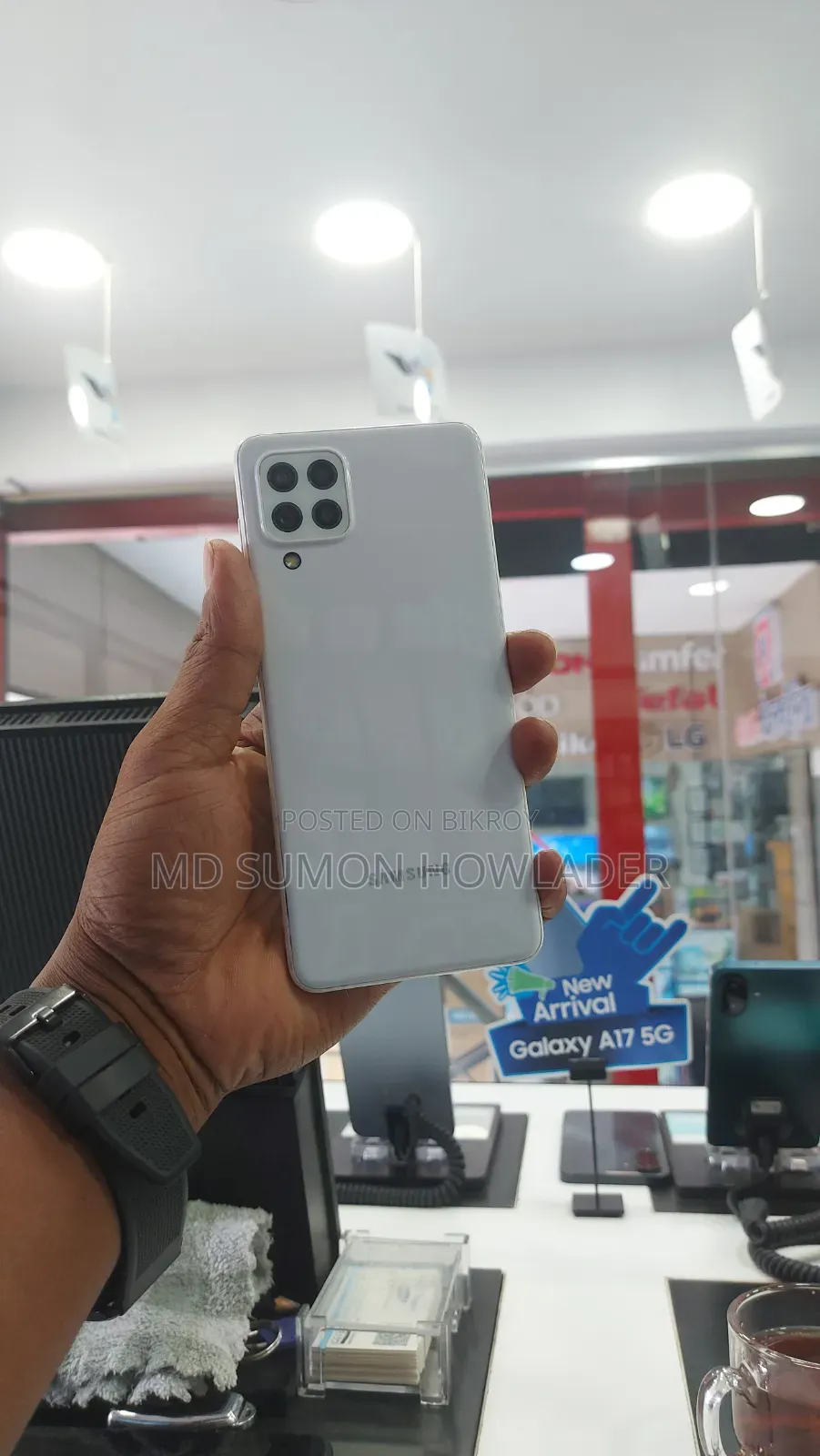 স্যামসাং গ্যালাক্সি এ২২ ১২৮ জিবি হোয়াইট