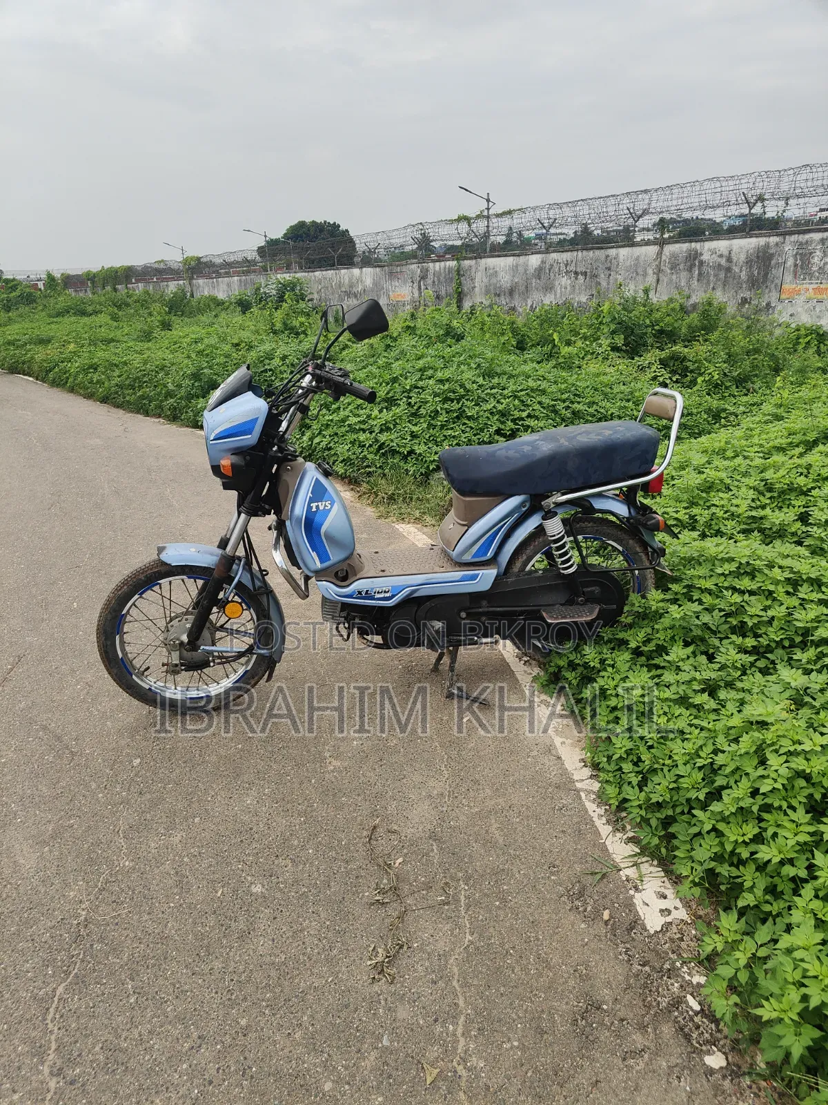 টিভিএস এক্সএল ১০০ কমফর্ট ২০২১ ব্লু