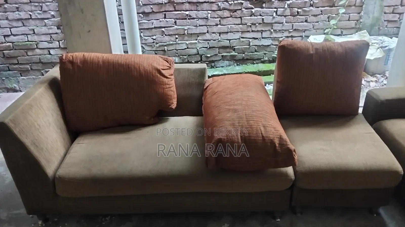 Fabric Sofa Being Sold at a Low Price