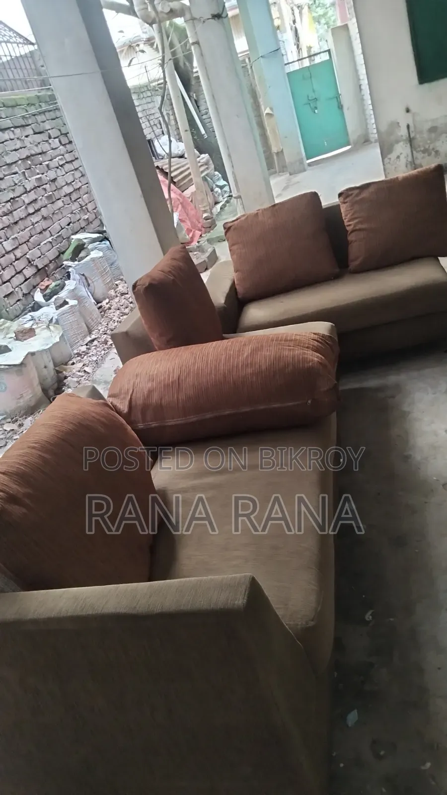Fabric Sofa Being Sold at a Low Price