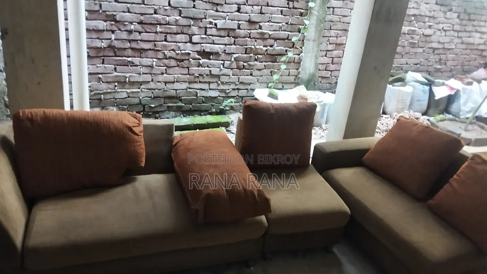 Fabric Sofa Being Sold at a Low Price