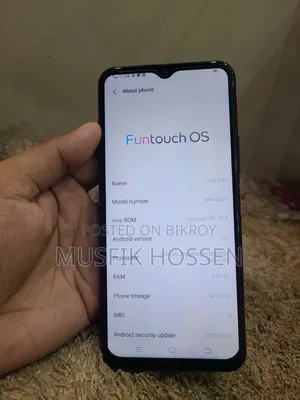 ভিভো ওয়াই২০ ৬৪ জিবি ব্ল্যাক