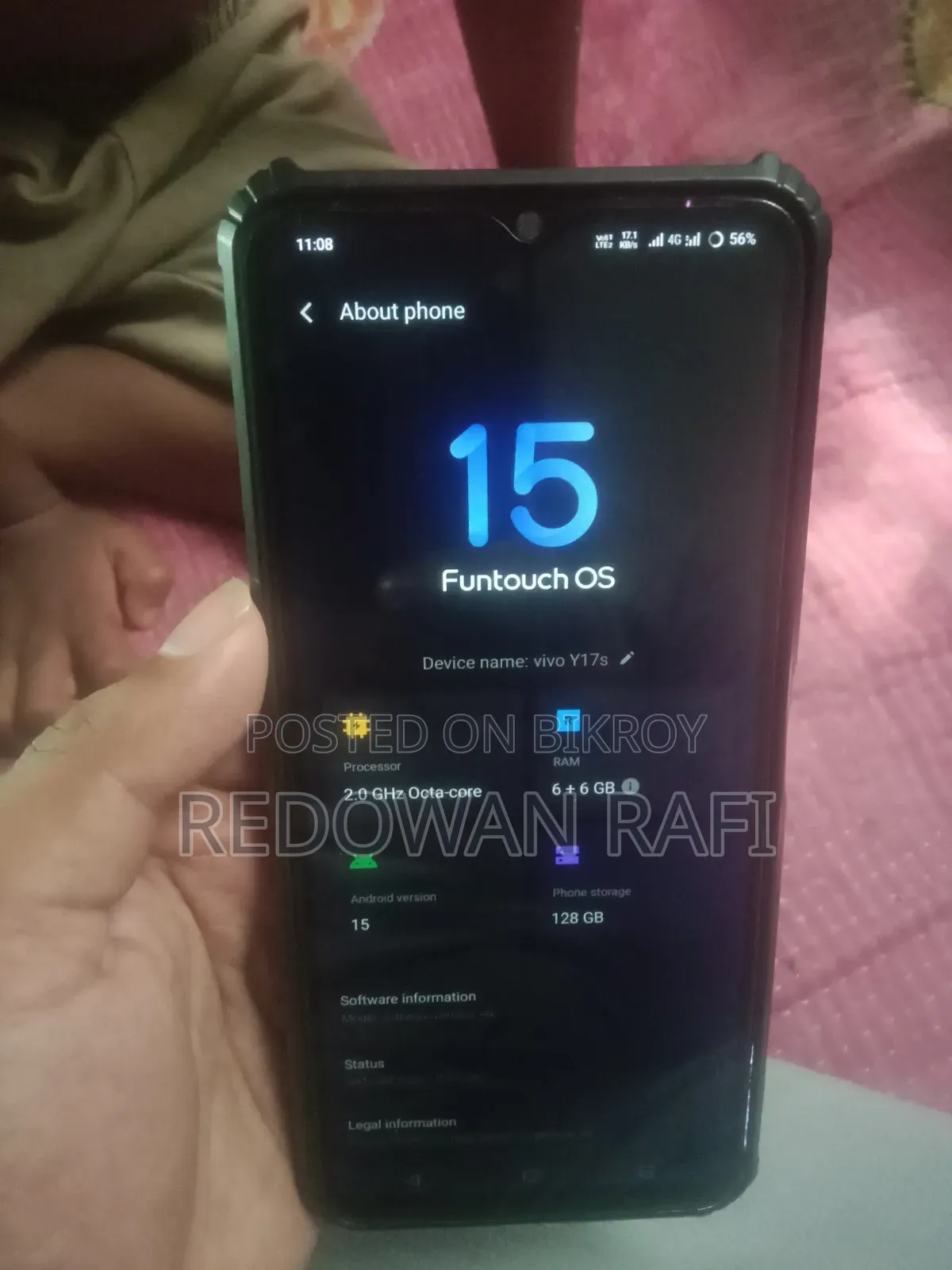 Vivo Y17s 128 GB Gray