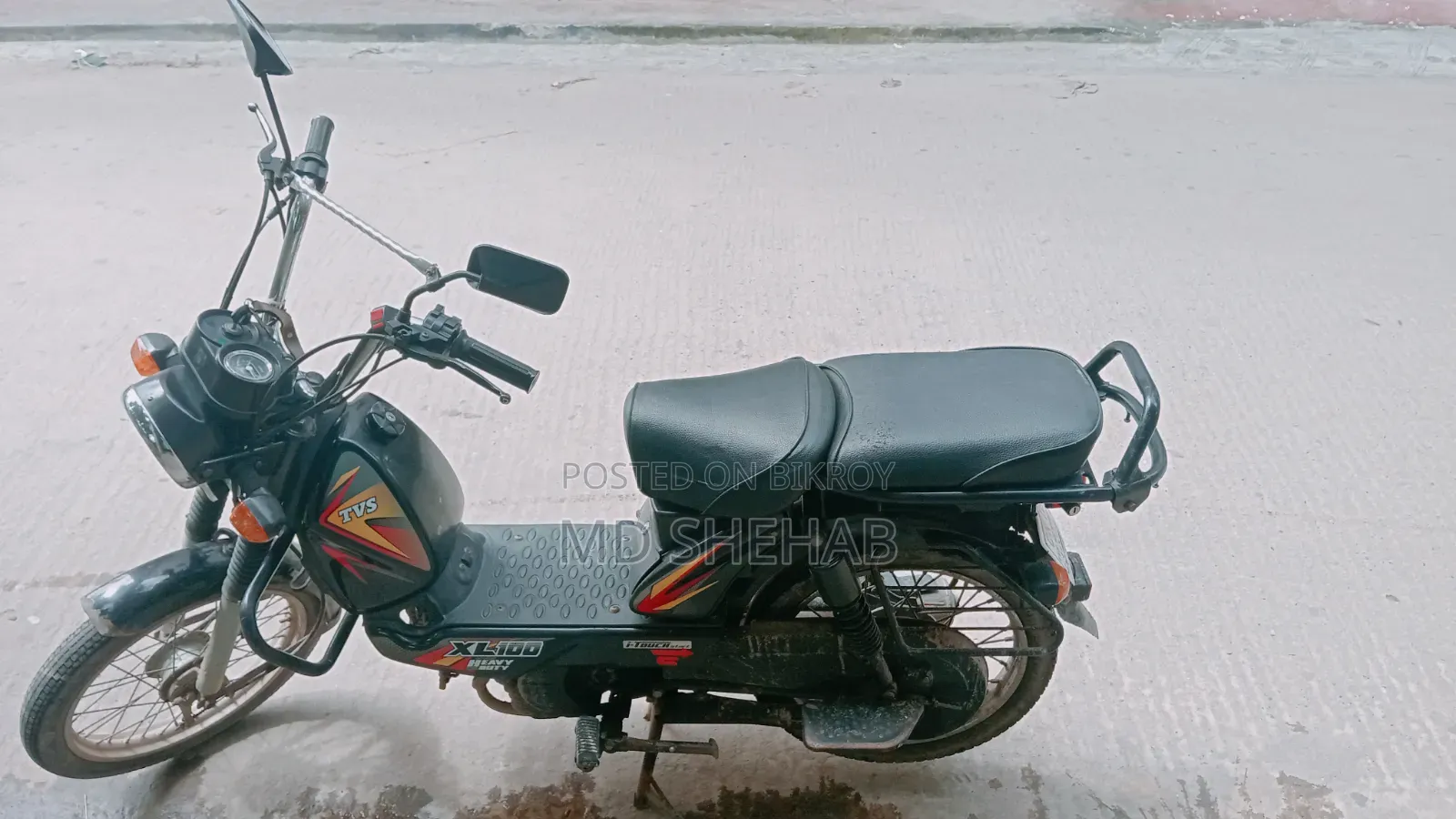 TVS XL 100 2019 Black