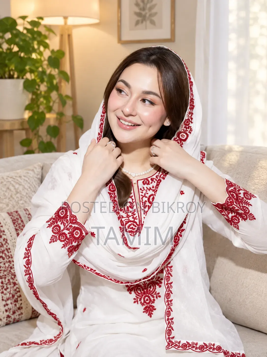Embroidery Readymade Three Piece