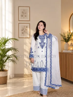 Embroidery Readymade Three Piece