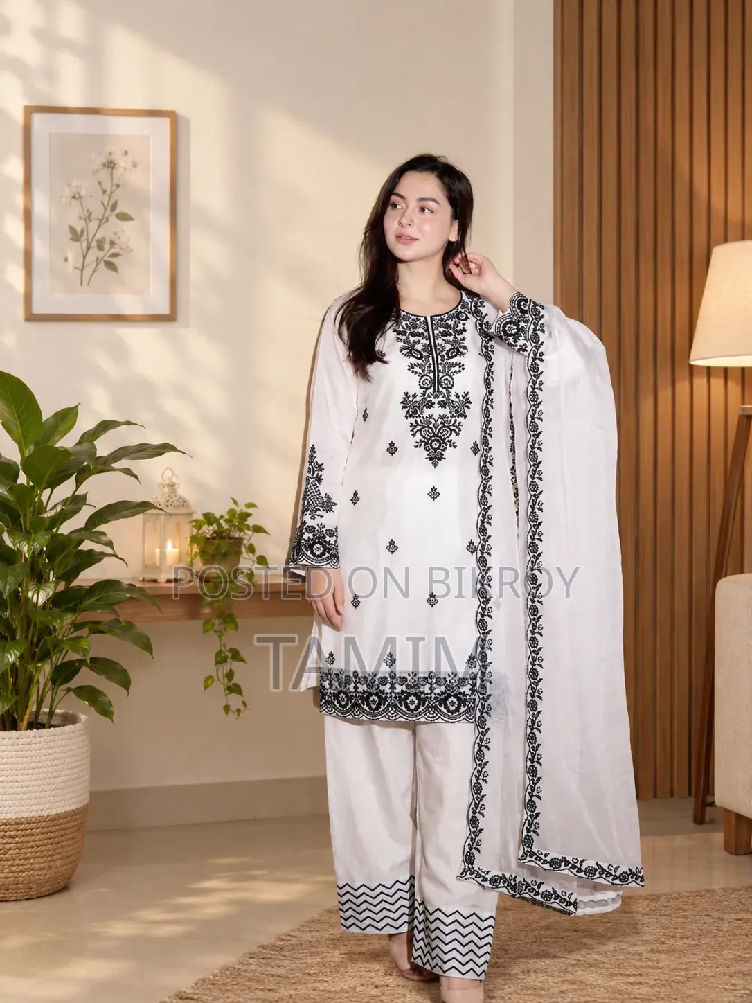 Embroidery Readymade Three Piece