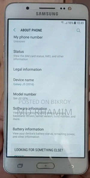 Samsung Galaxy J5 16 GB White
