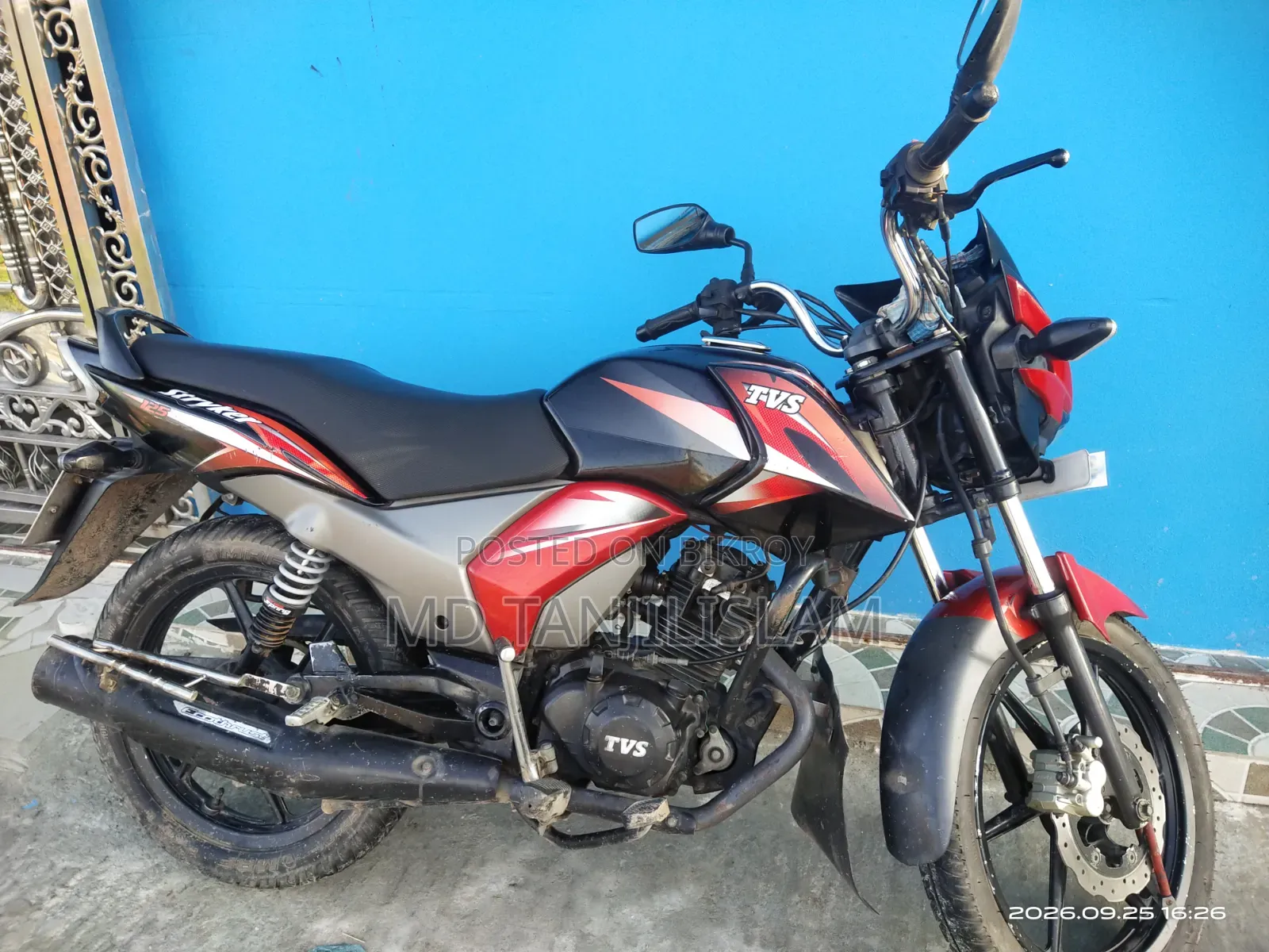 TVS Stryker 125 2019 Red
