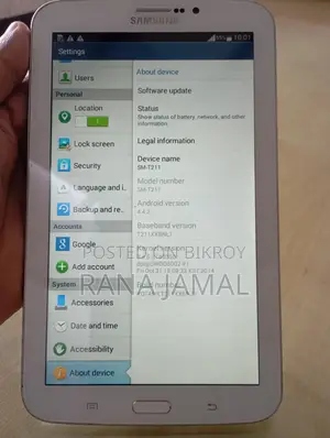 Samsung Galaxy Tab A SM-T285 16 GB White