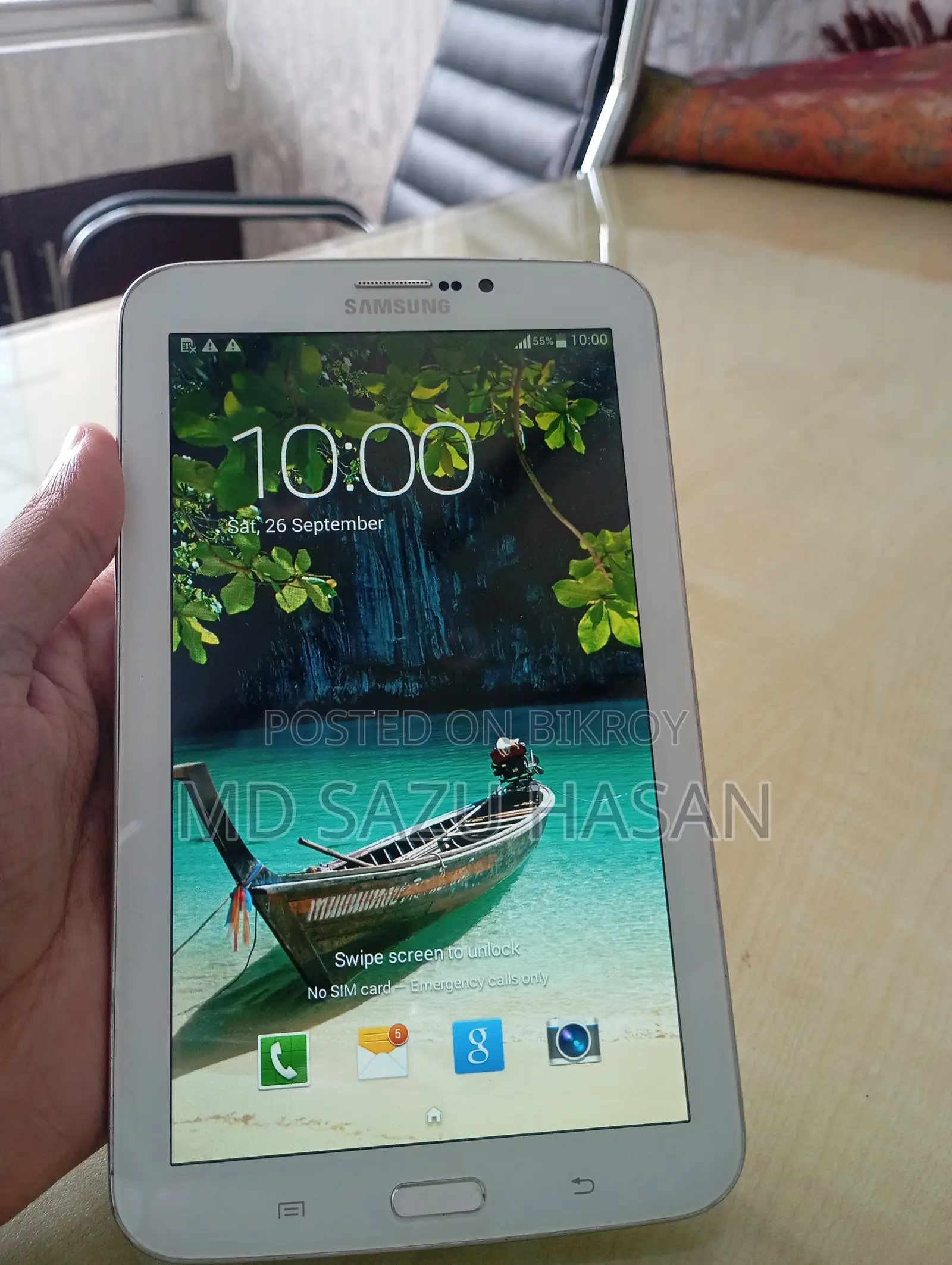 Samsung Galaxy Tab A SM-T285 16 GB White