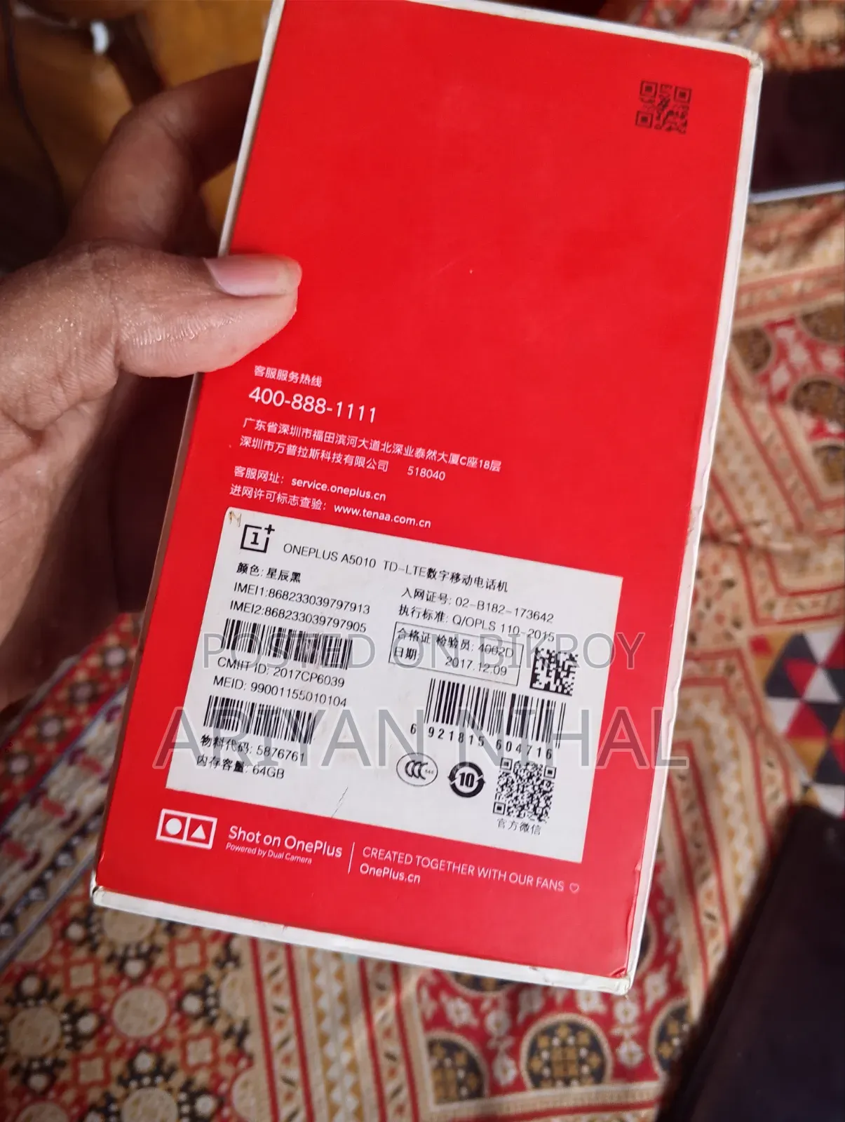OnePlus 5T 64 GB Black