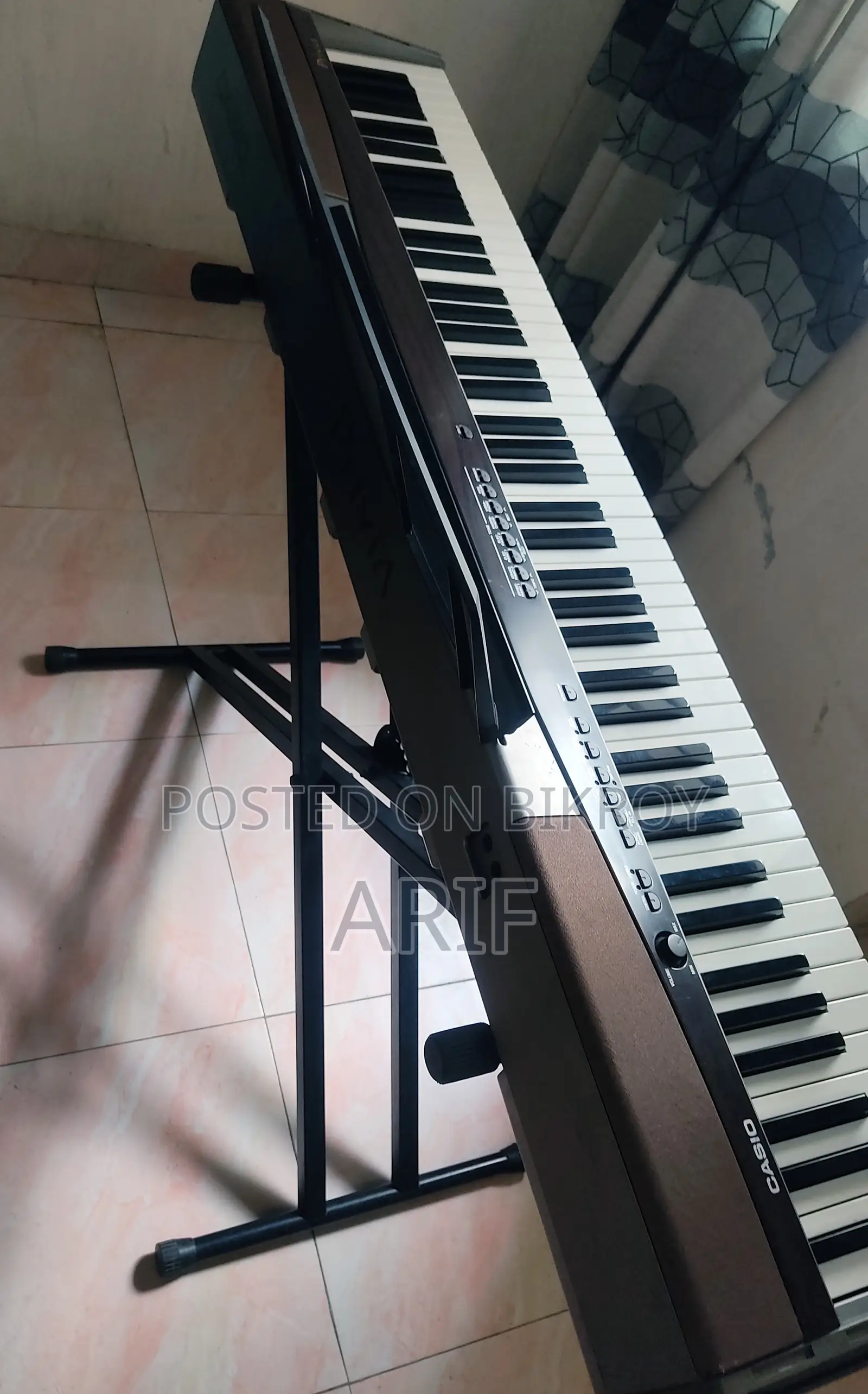 কাসিও প্রিভিয়া পিএক্স-১০০ ৮৮-কি হ্যামার অ্যাকশন ডিজিটাল পিয়ানো উইথ মিডি