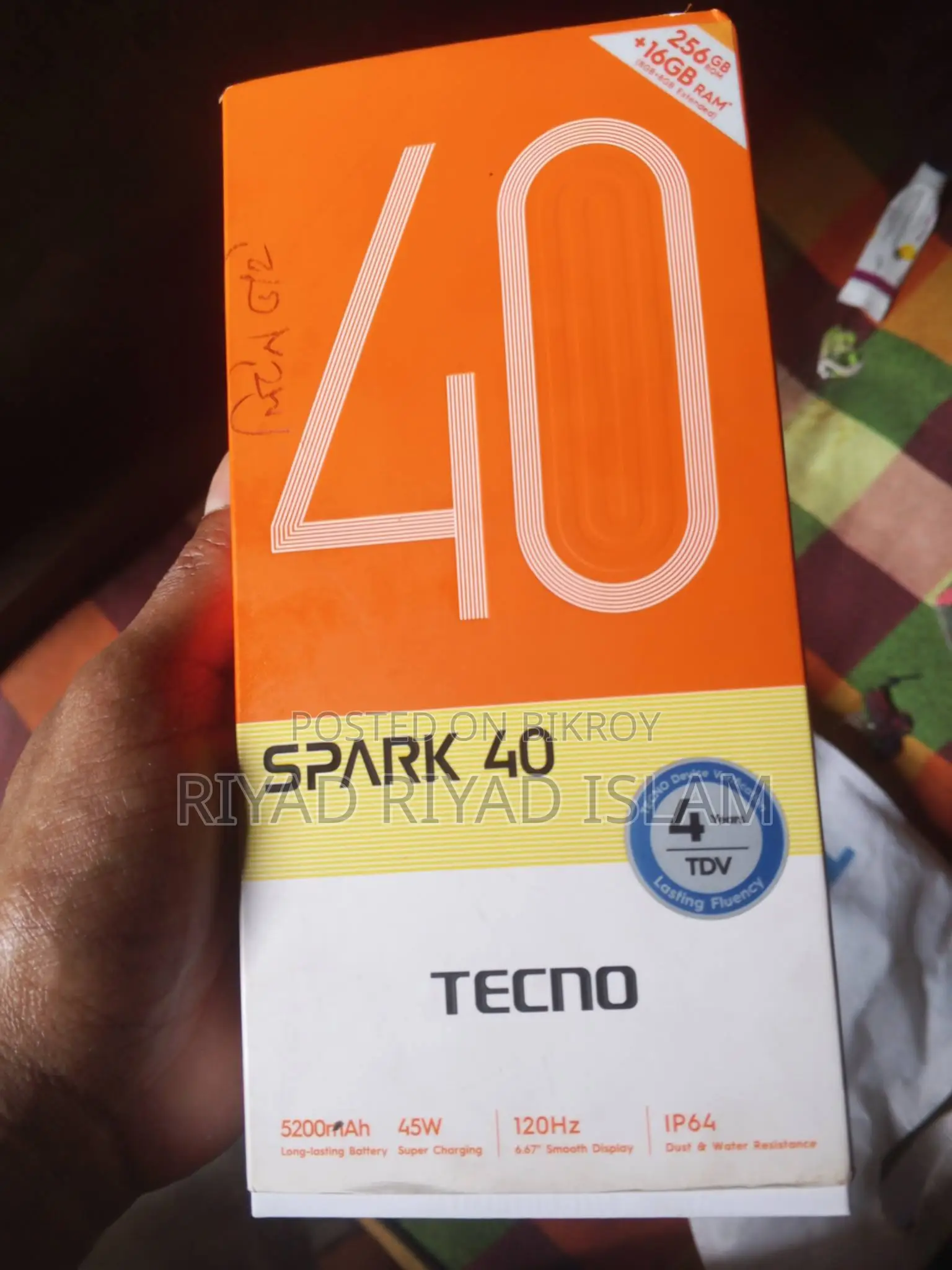 Tecno Spark 40 256 GB Black