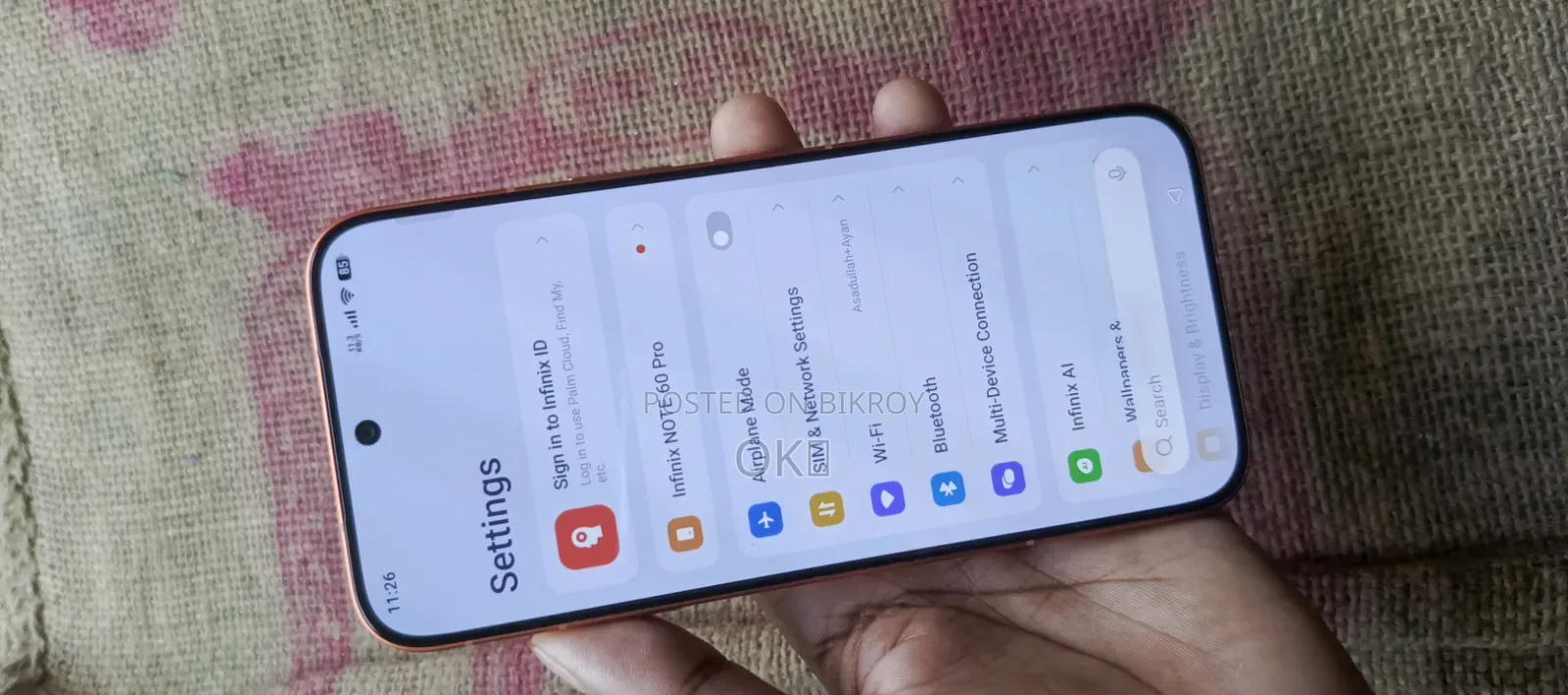 Infinix Note 60 Pro 256 GB Gold