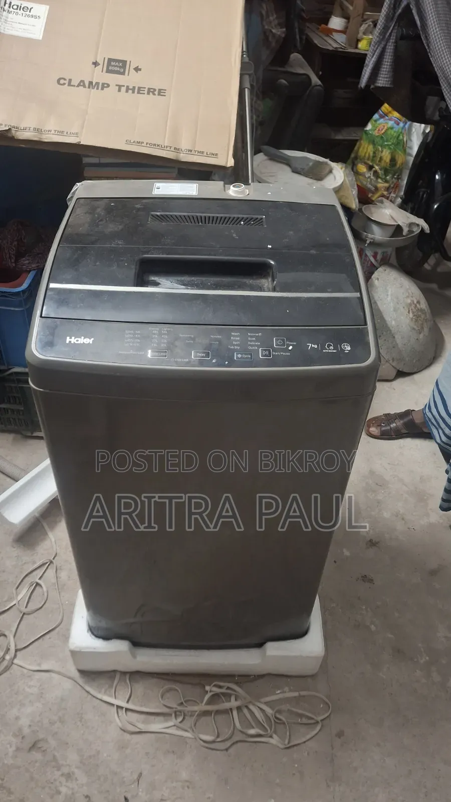Haier Washing Machine 7 KG HWM70-1269S5 Top Load Fully Automatic