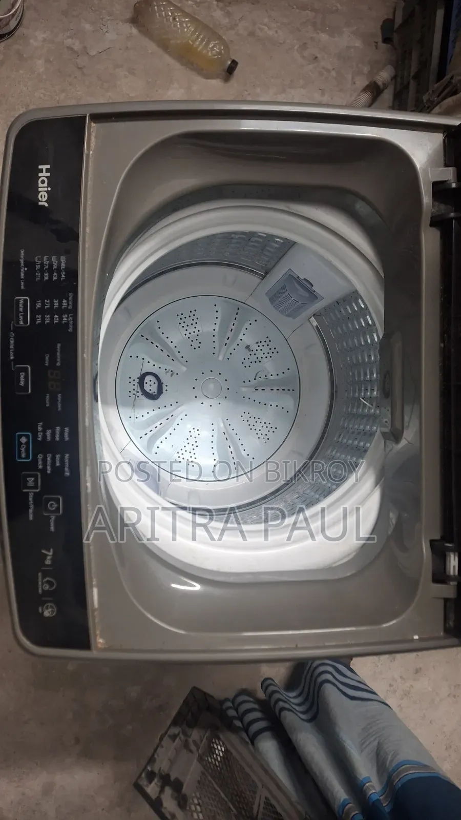 Haier Washing Machine 7 KG HWM70-1269S5 Top Load Fully Automatic