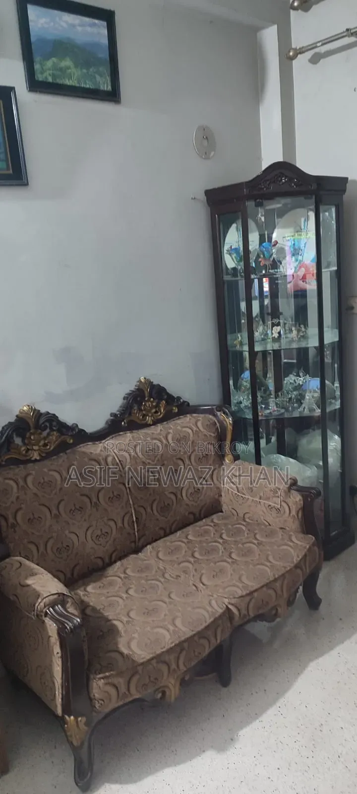 Segun Wood Sofa Set