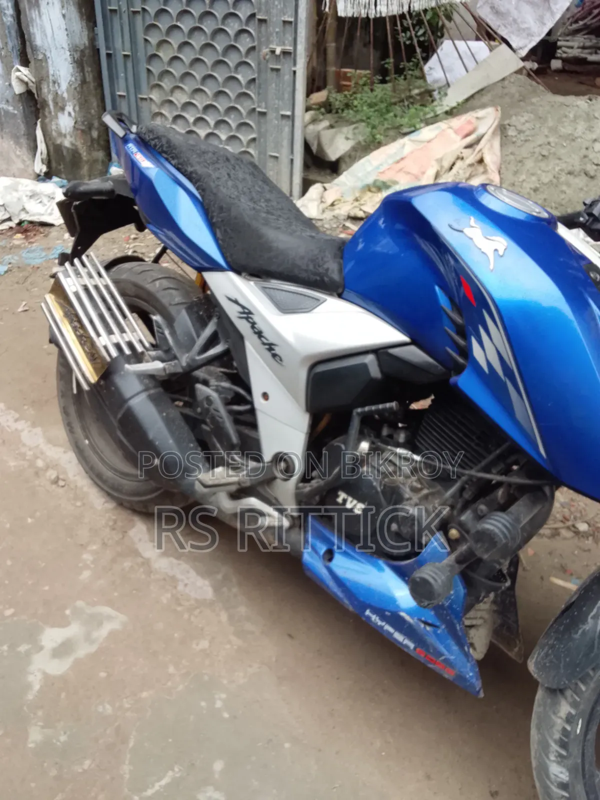 TVS Apache RTR 160 4V 2021 Blue