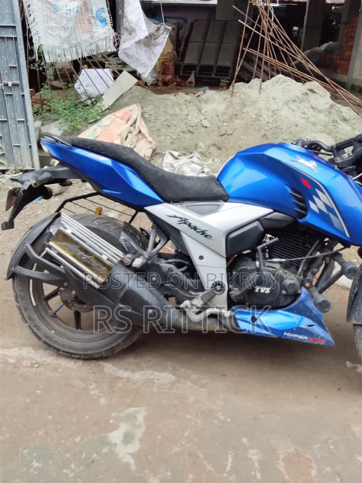 TVS Apache RTR 160 4V 2021 Blue