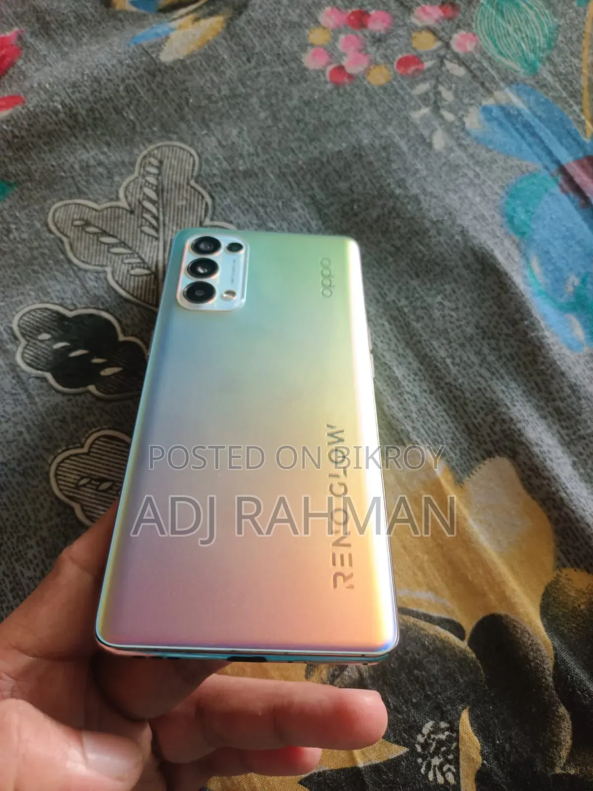 অপো রেনো৫ প্রো ৫জি ১২৮ জিবি রোজ গোল্ড