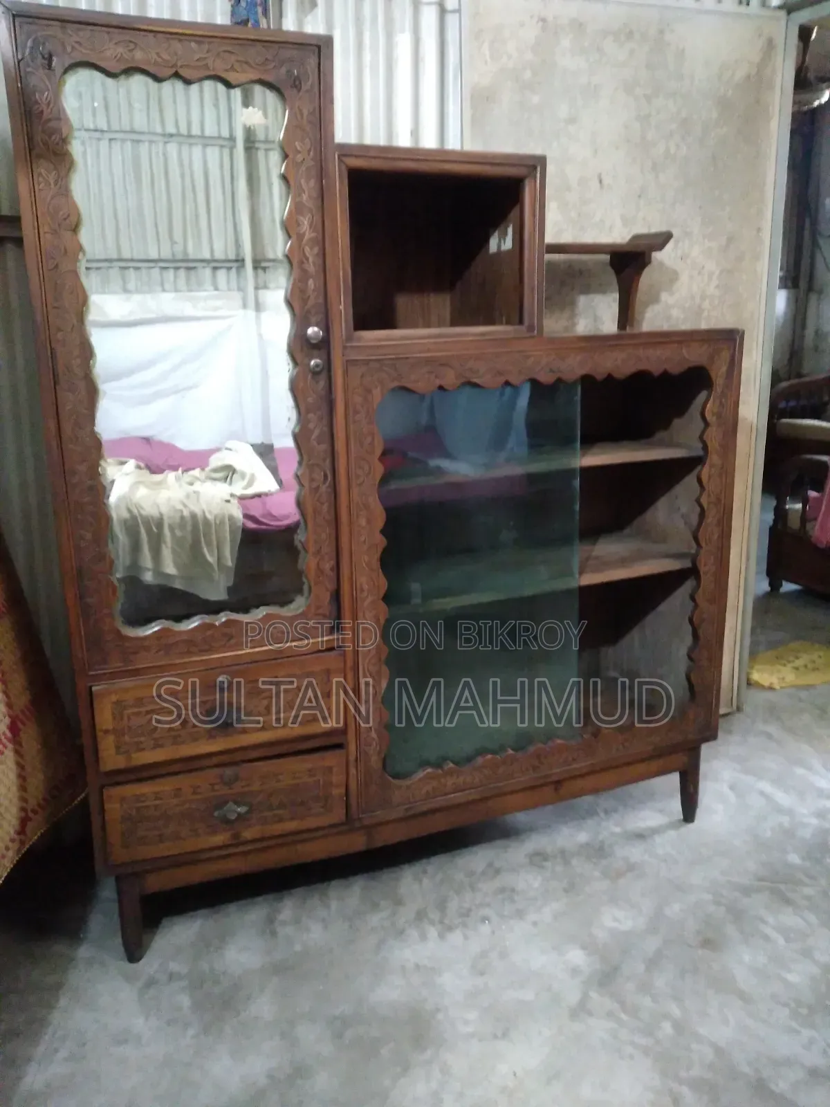 Antique Showcase 60 Years Old