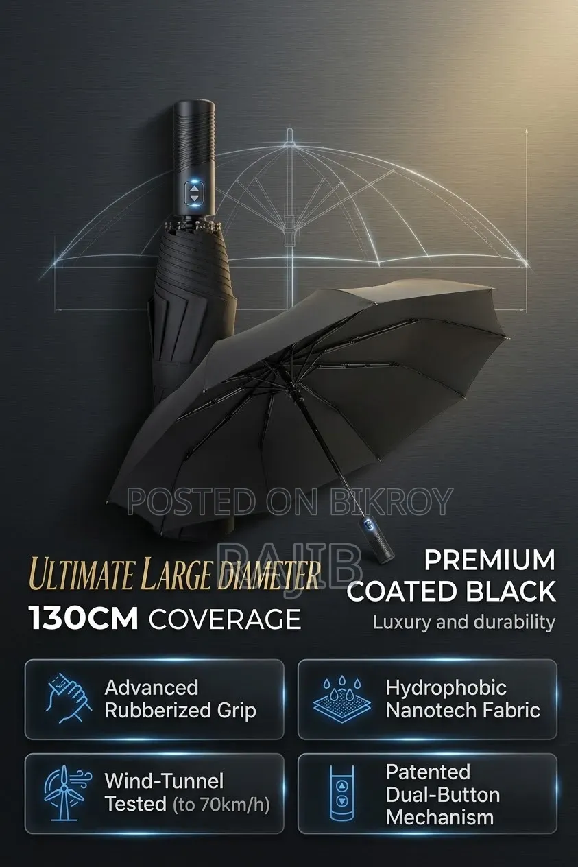 Sankar 12-Ribs Windproof Umbrella