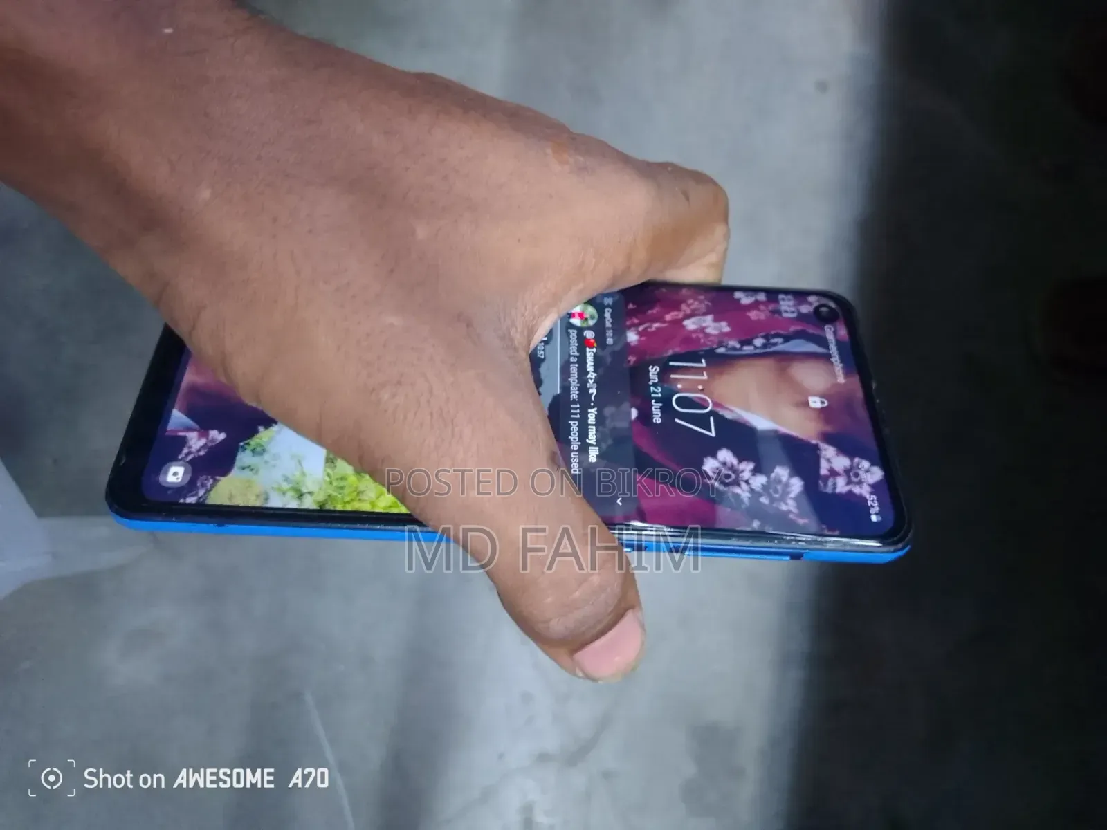 স্যামসাং গ্যালাক্সি এ২১এস ৬৪ জিবি পার্পল