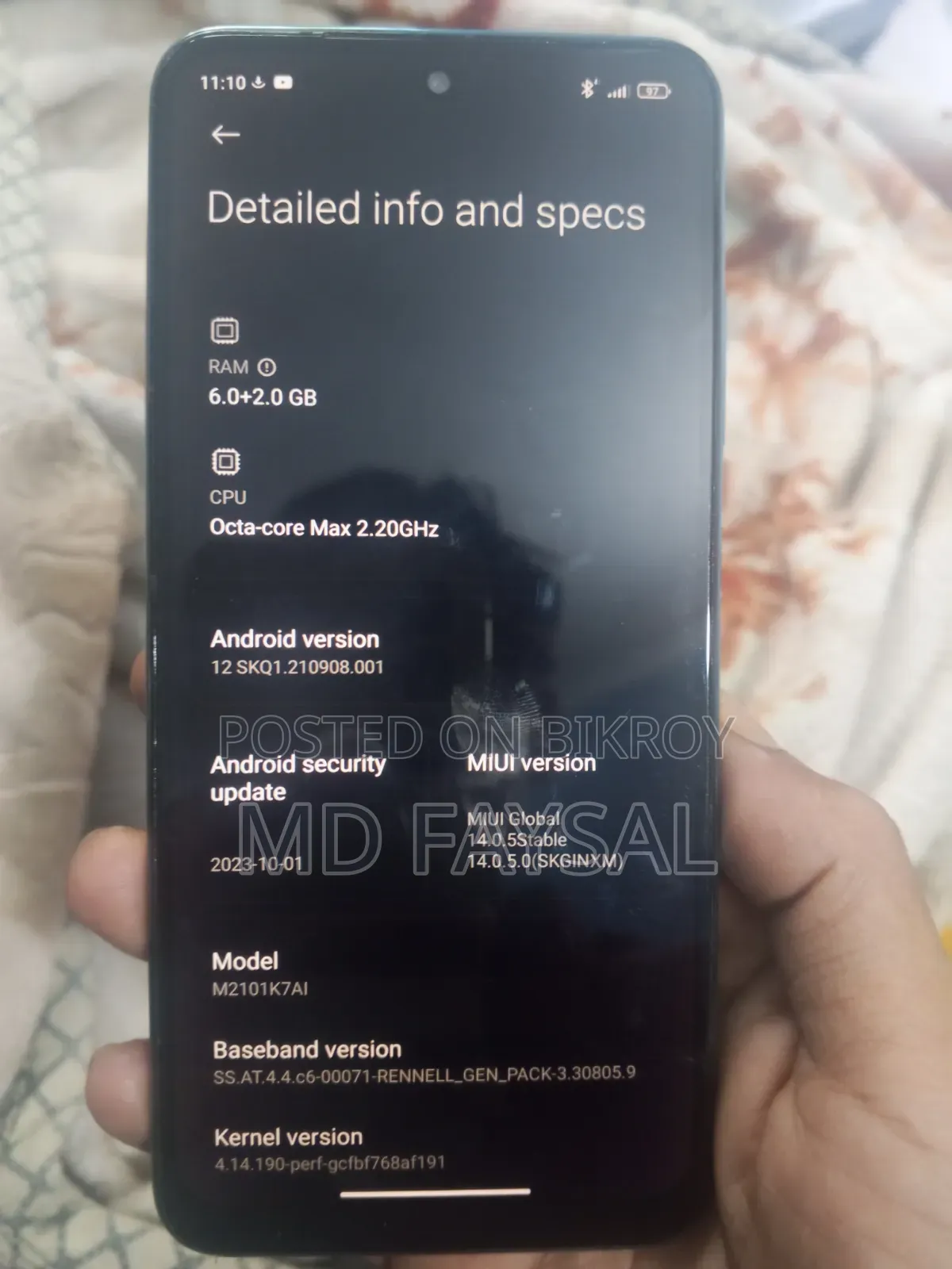 New Xiaomi Redmi Note 10S 128 GB Blue