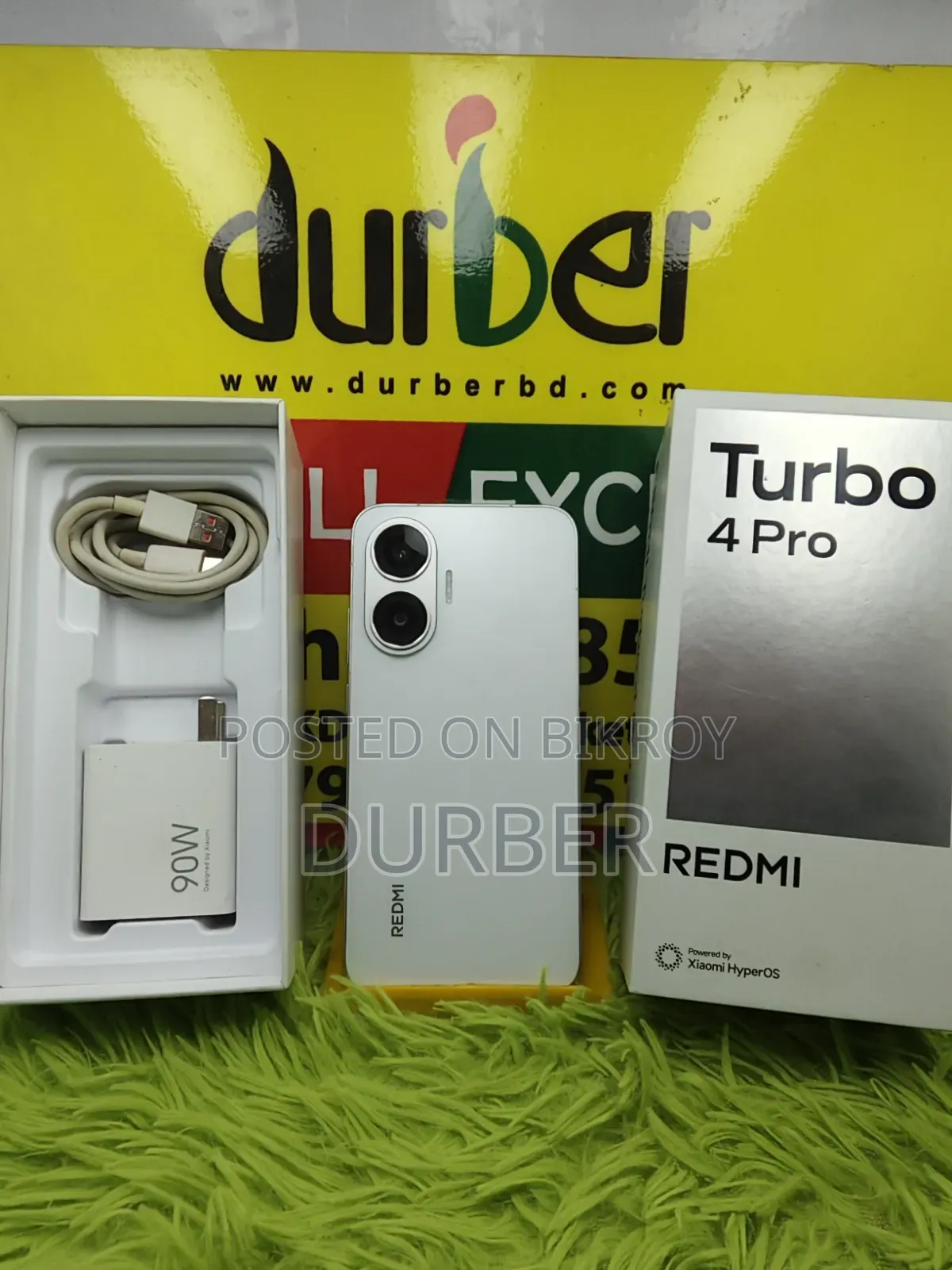 শাওমি রেডমি টার্বো ৪ প্রো ২৫৬ জিবি সাদা