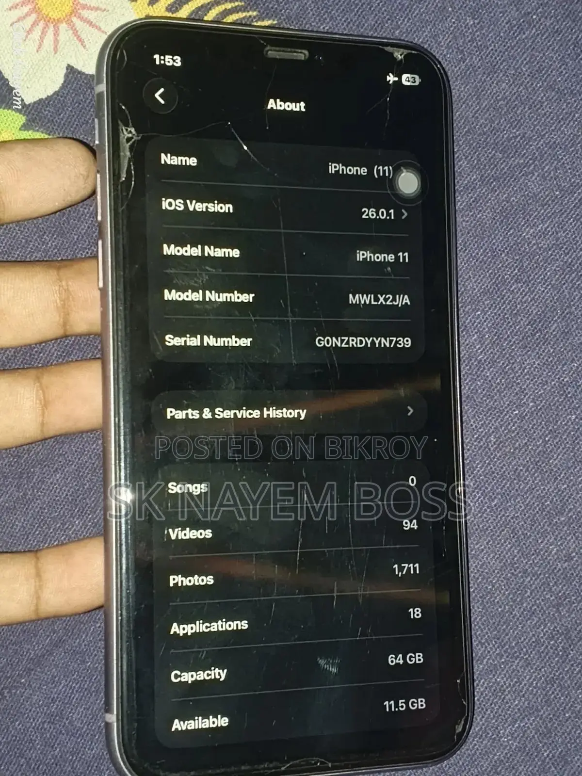 অ্যাপল আইফোন ১১ ৬৪ জিবি