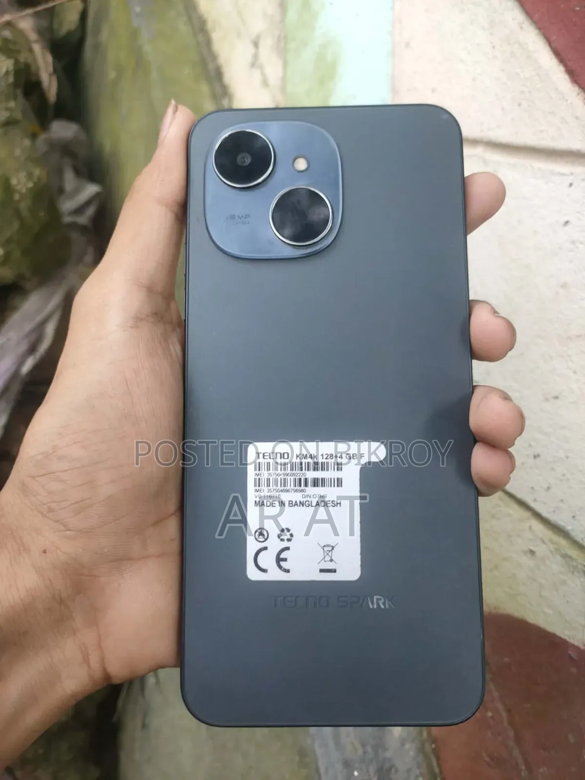 New Tecno Spark 40C 128 GB Black