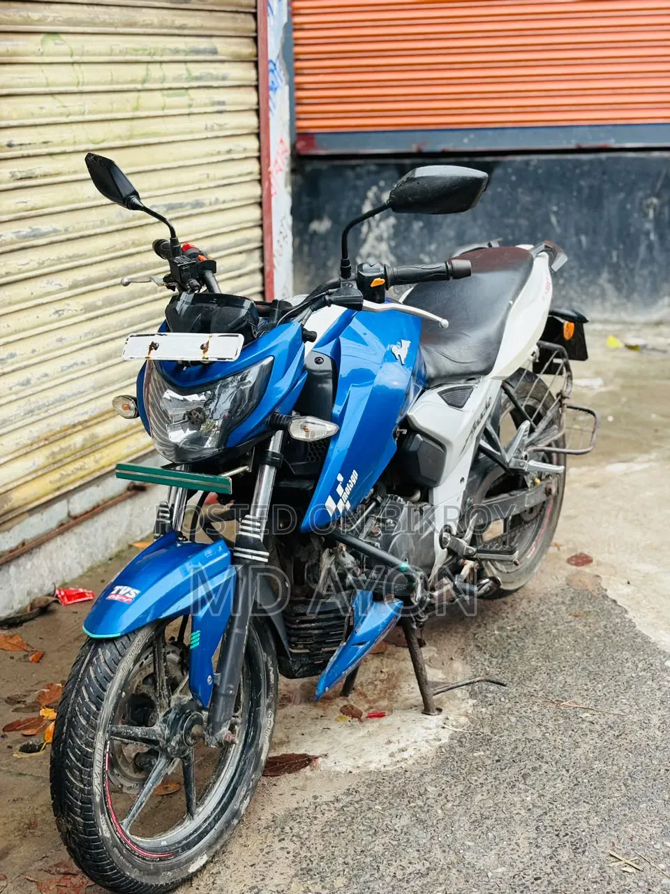 TVS Apache RTR 160 4V 2019 Blue