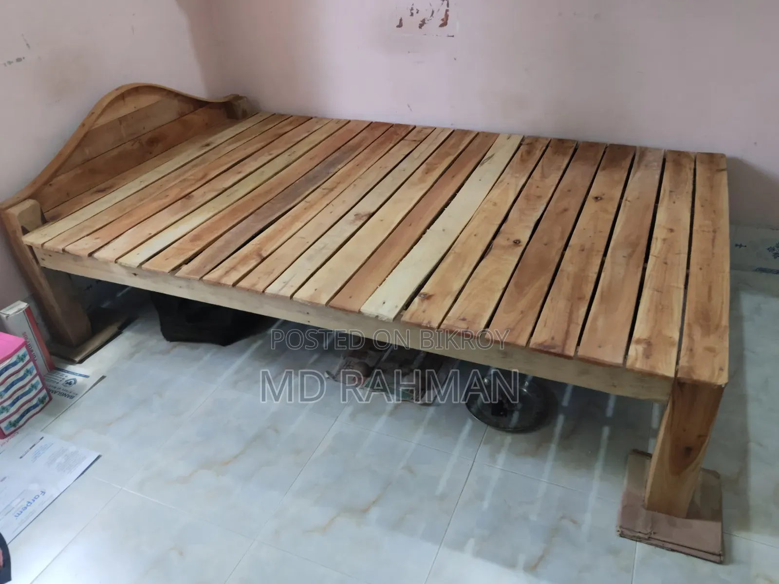 A Semi-Double Bed Is For Sale