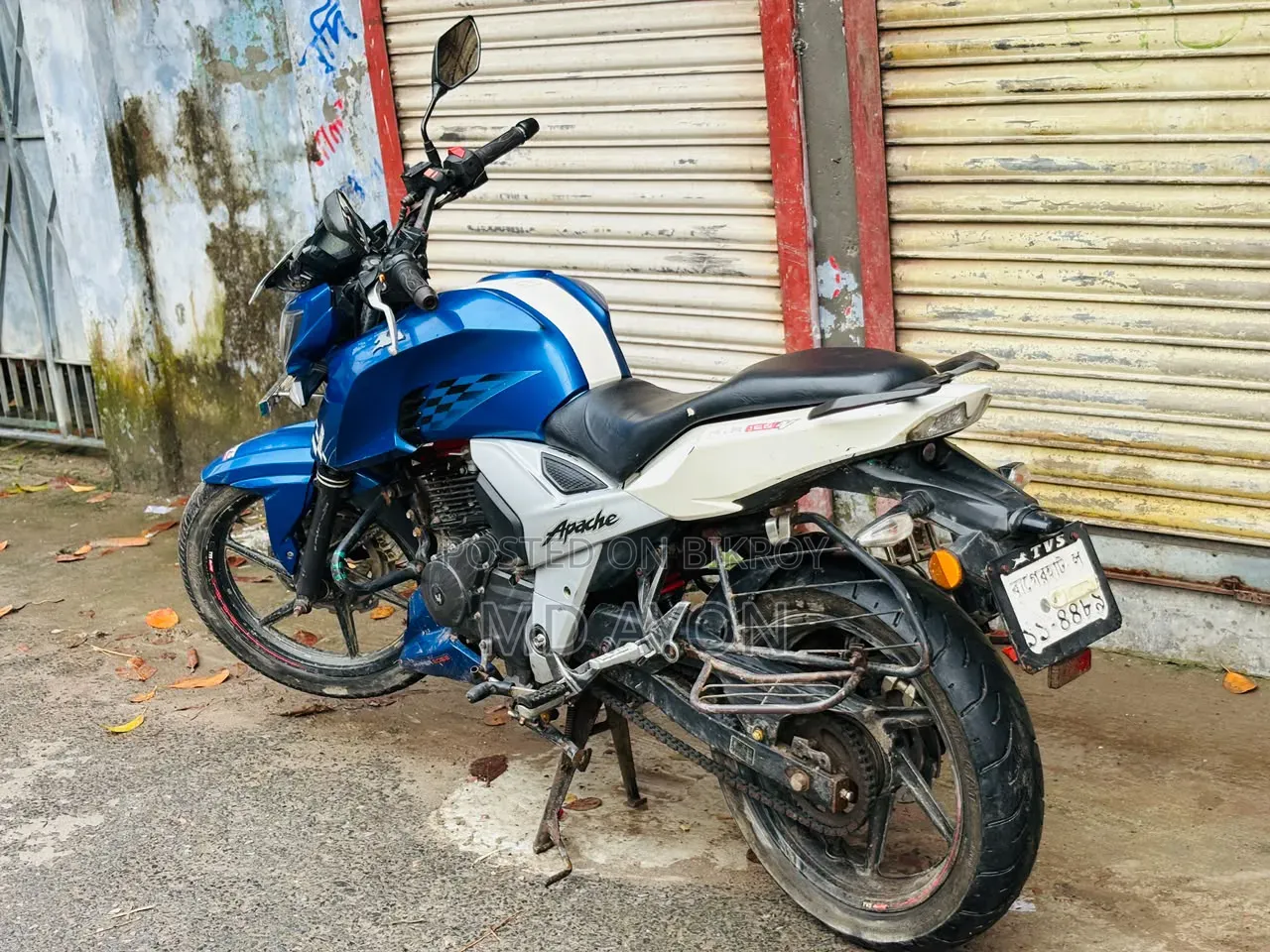 TVS Apache RTR 160 4V 2019 Blue
