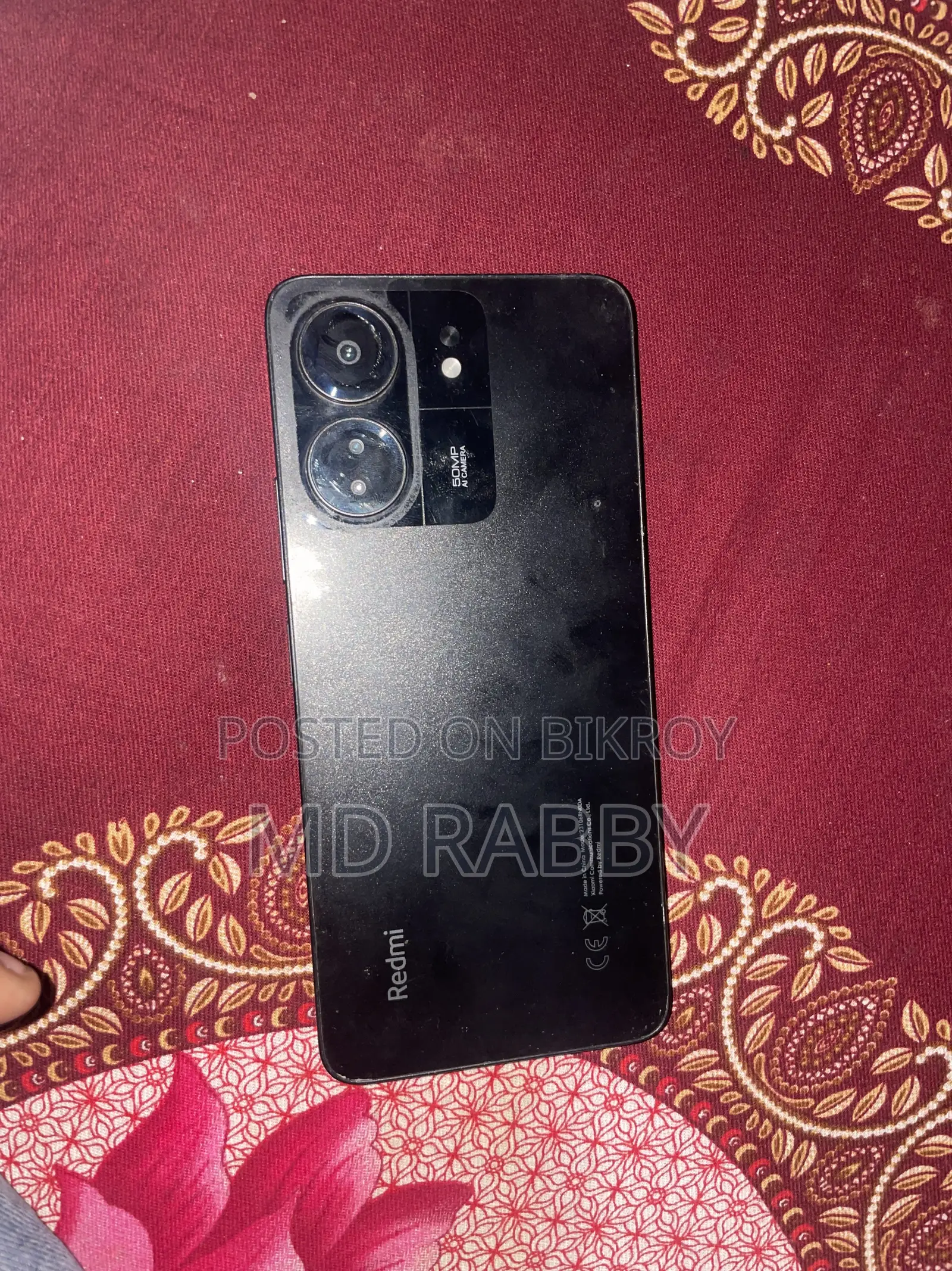 শাওমি রেডমি ১৩সি ২৫৬ জিবি ব্ল্যাক