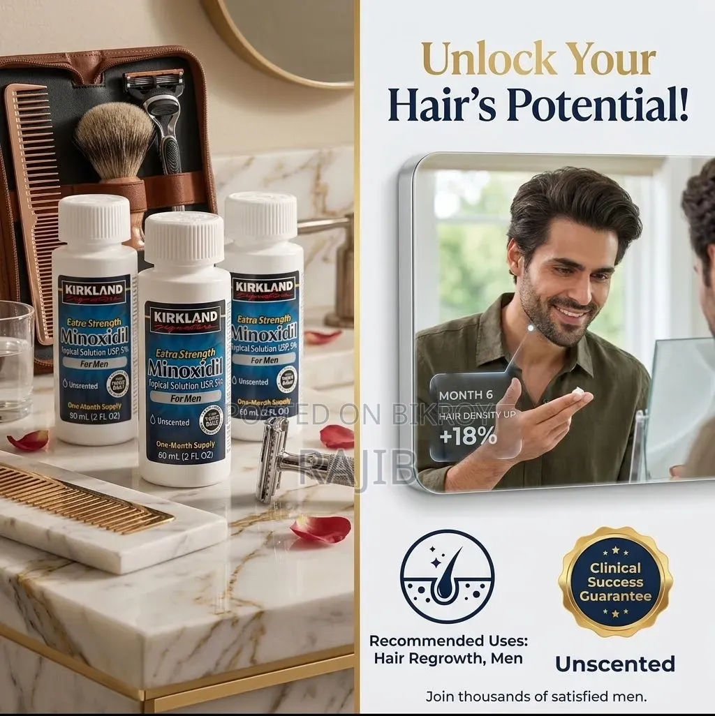 Original Minoxidil Hair Growth Solution for Men & Women