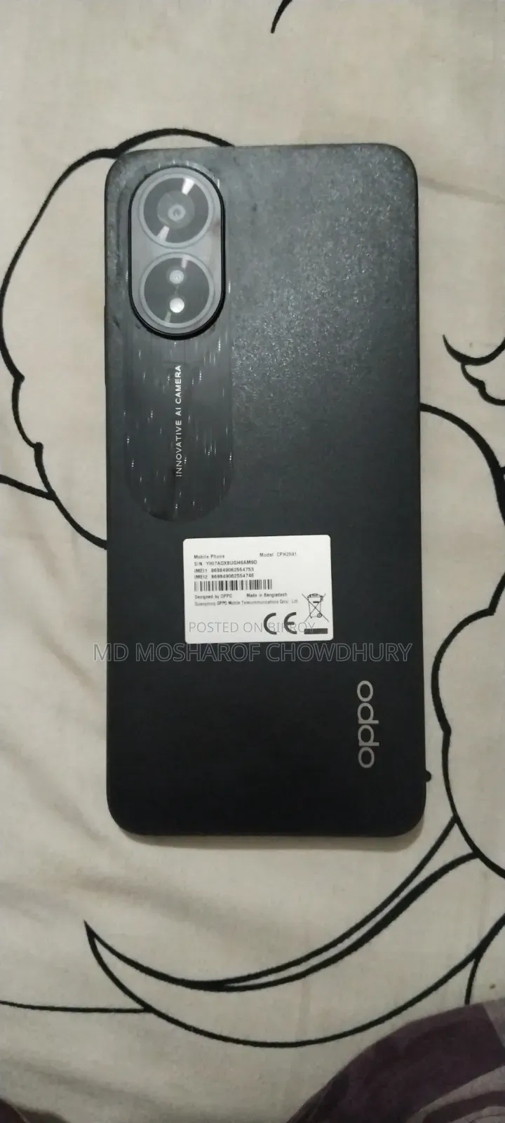 Oppo A18 64 GB Black