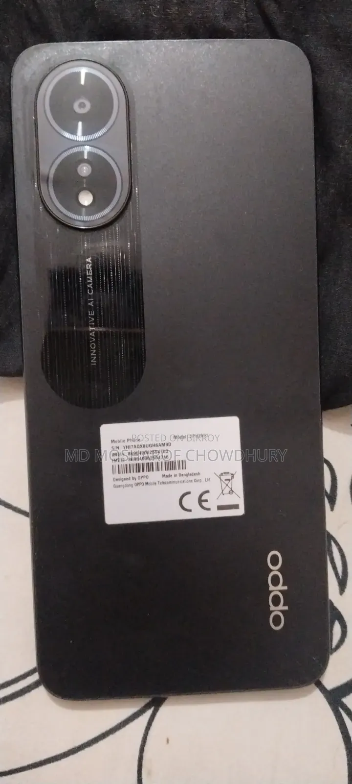 Oppo A18 64 GB Black