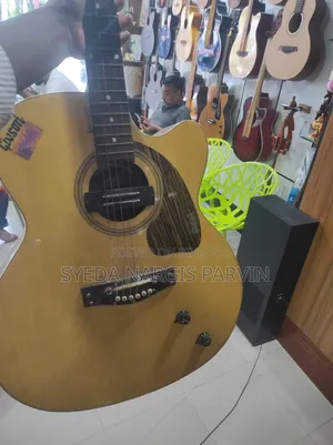 Guitar, Gibson, Electric Fort, can be played through a box.