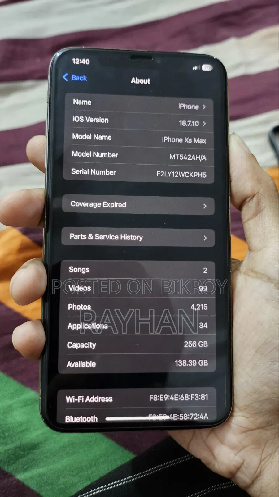 Apple iPhone XS Max 256 GB Silver